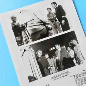 VTG Star Trek V Original Movie Press Photo Jonn USS Enterprise William Shatner